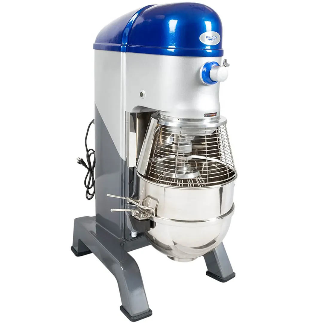Vollrath 40760 Floor Model 60 qt Planetary Mixer w/ Timer, Guard and Standard Attachments, #12 Hub, 3-Speed, 2 hp