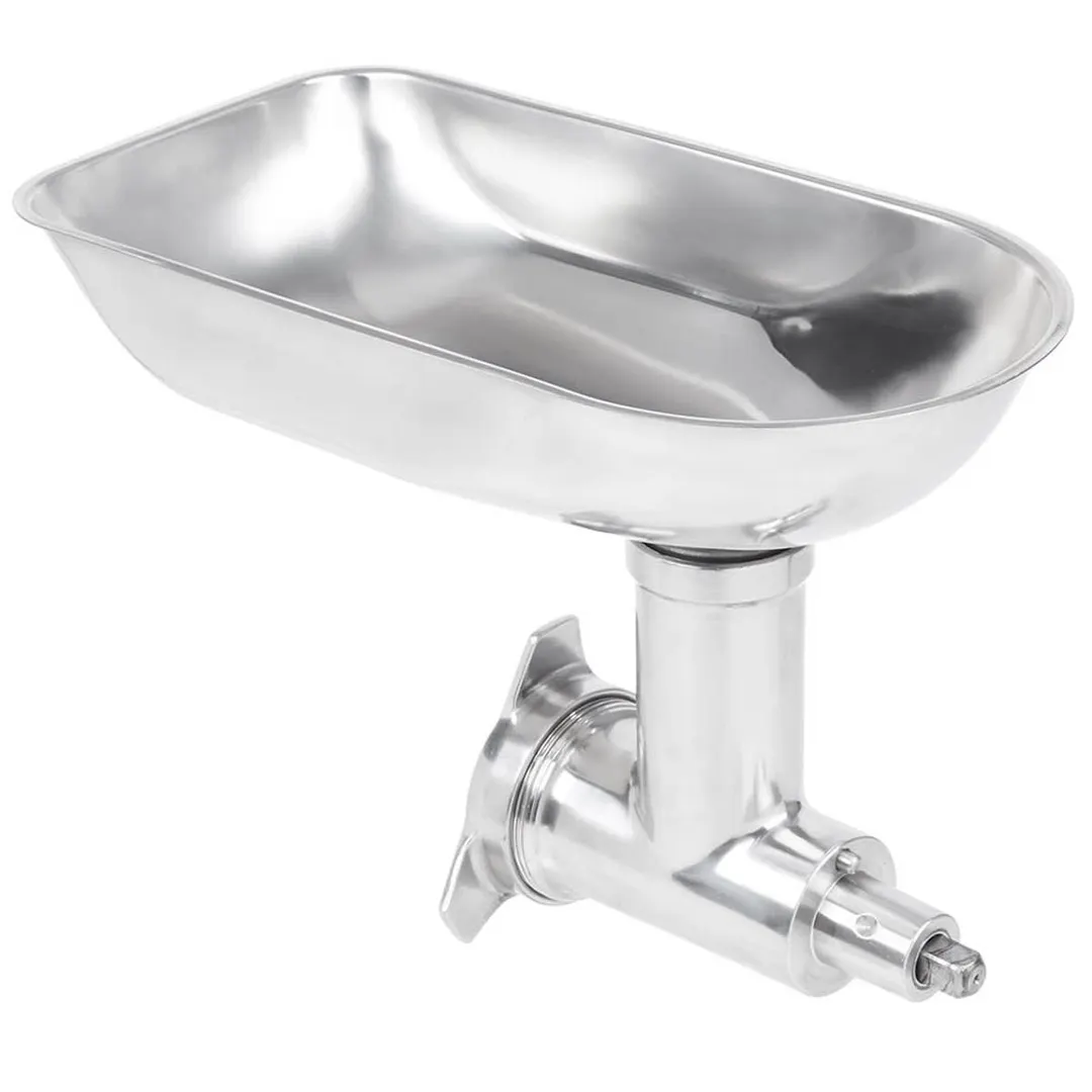 Vollrath 40786 Meat Grinder Head Attachment, Hub #12, 1/8" (3mm) & 5/16" (8mm) Plates, Fits All Vollrath Floor Mixers