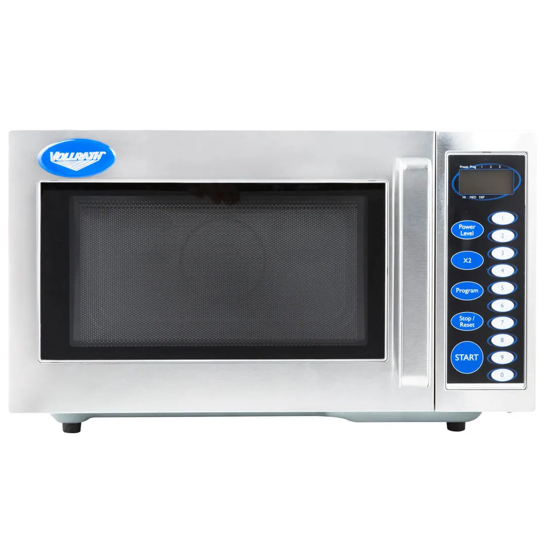 Vollrath 40819 Commercial Microwave Oven, 20-1/2"W X 12-1/4"H, .9 cu. ft.