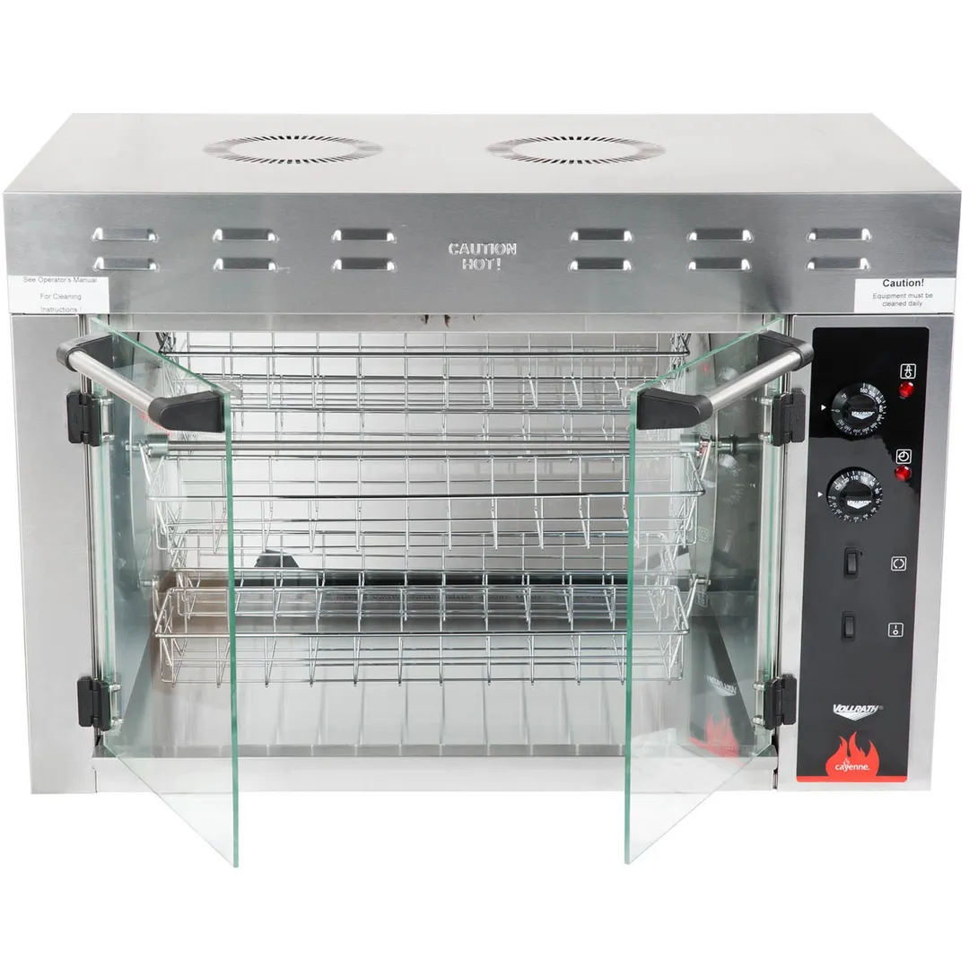 Vollrath 40841 Rotisserie Oven, Counter Top, Electric, (15) 3 Lb, Chickens