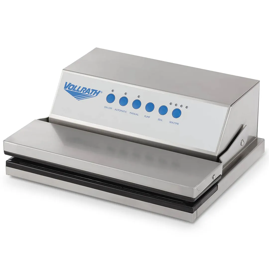 Vollrath 40858 Countertop External Vacuum Packaging Machine with 12-3/16" Seal Bar 