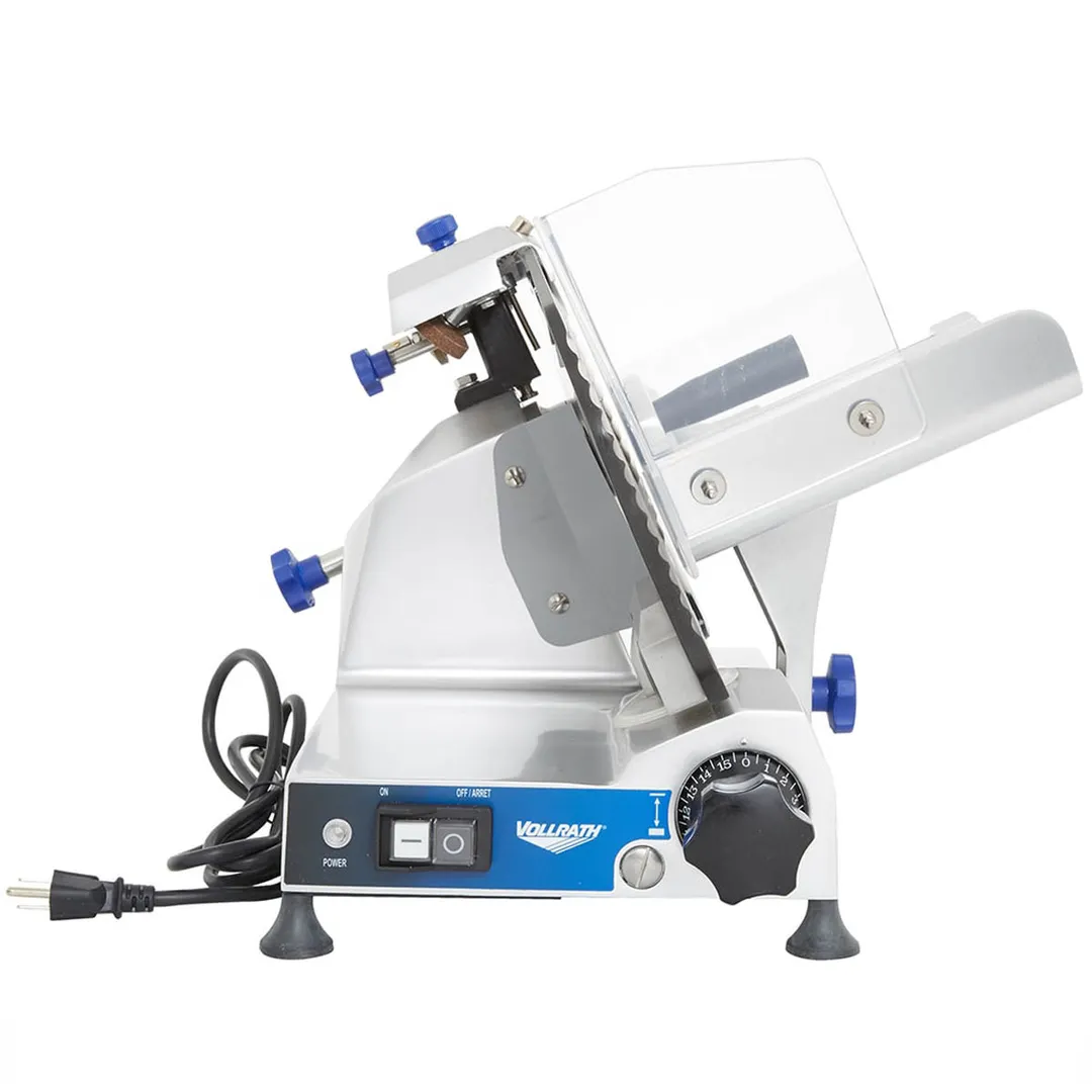 Vollrath 40950 Manual Feed Medium Duty Meat Slicer with 10" Blade, Belt Driven