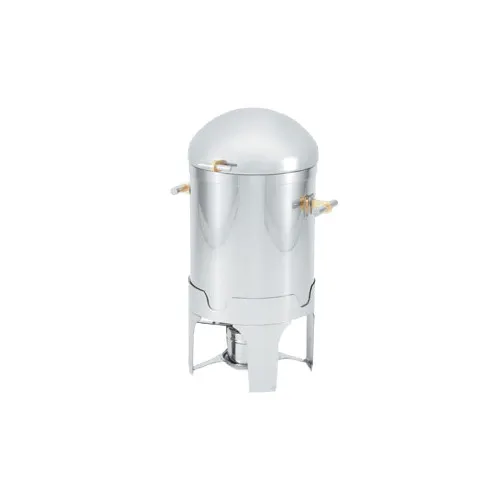 Vollrath 46090 New York, New York Soup Chafer – 7 Qt Stainless Steel, Lift‑Off Dome, Rack, Pan