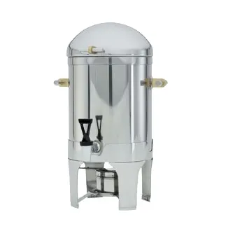 Vollrath 46093 New York, New York 3‑Gallon Stainless Coffee Urn, Dome, Rack & Fuel Holder Imported