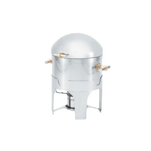 Vollrath 46095 New York Gravy/Sauce Chafer, 2-1/2 Qt Stainless Steel,, Lift‑Off Dome