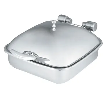 Vollrath 46132 Ind Chafer – 6 qt (5.8 L) 18/8 Mirror SS, 18‑0 WP, Cover (Baffle) 45°/90° – Imported