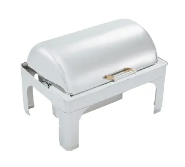 Vollrath 46255 New York, New York Chafer – 9‑Qt 18/8, Brass, Dome, 25" x 17½" x 18½"