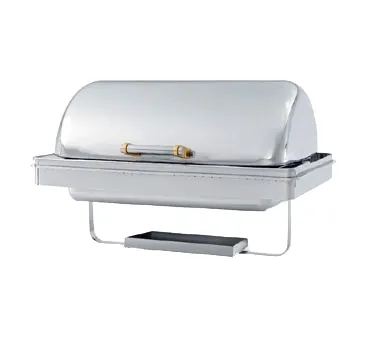 Vollrath 46258 New York, New York 9‑Qt Chafer, 18/8 Stainless Mirror, 25‑3/4" × 18‑1/4"