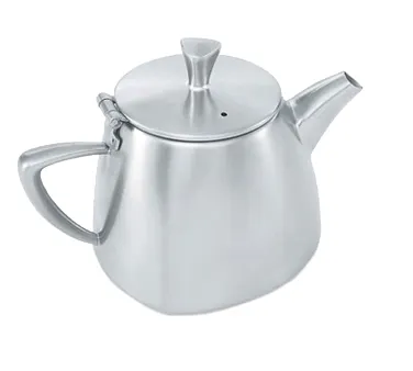 Vollrath 46307 Triennium™ Tea Pot, 12 Oz. (.3L), 3"H, Satin-Finish 18/8 Stainless Steel