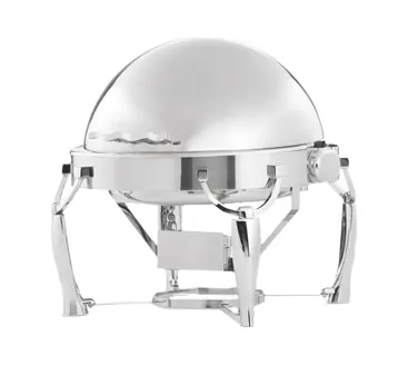 Vollrath 4635610 Somerville 6‑Qt Retractable Chafer, Mirror SS, 90° Hinge, 19‑5/8"Lx19‑5/8"Wx20"H