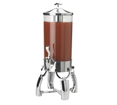 Vollrath 4635810 Beverage Dispenser, 2-Gallon Polycarbonate Mirror, 12-7/8"Lx8"Wx22-5/8"H - Imported