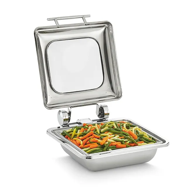Vollrath 4644020 Chafer – 5.6‑Qt (5.3 L), Fits 2/3‑Size Pans, Includes Food Pan & Cover