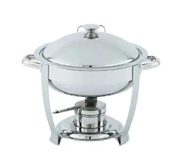 Vollrath 46502 Orion Round Chafer, 6-Qt (5.7 L) Steel,, 19" x 19-¼" x 13½" With Stand