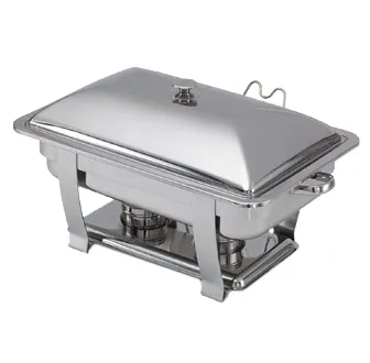 Vollrath 46518 Orion 9qt Chafer,, 18/8 Stainless Steel, 27"L×15‑1/2"W×13‑1/2"H – Imported