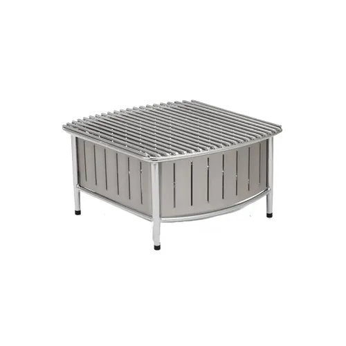 Vollrath 4667480 Station - Small Chafing Griddle, Wire Grill, 16" x 16" x 7-1/2", Natural Al/Steel