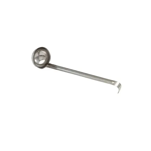 Vollrath 46812 Ladle, 2 Oz., One-Piece Stainless Steel, Grooved & Hooked 11" Handle, 2-17/32" Bowl