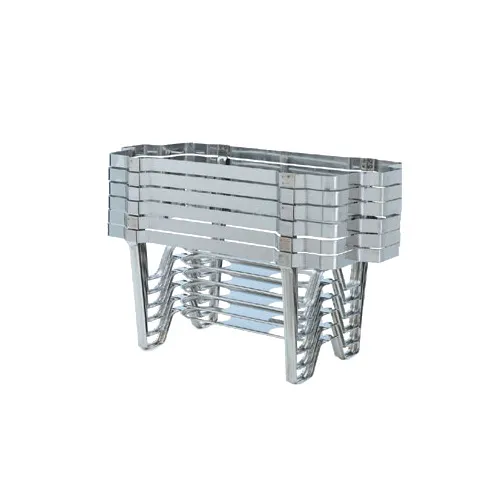 Vollrath 46885 Stackable Chafer Rack, Stainless Steel, Mirror Finish, 32" High, 12 Racks