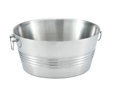 Vollrath 47225 - Beverage Bin, 18.5" Top Diameter, Stainless Steel, Double‑Wall Insulated