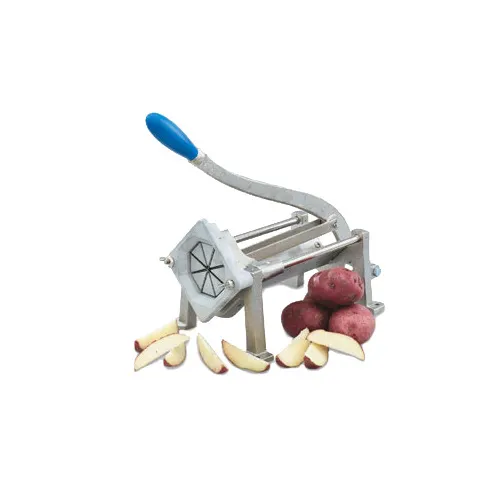 Vollrath 47703 Wedge Cut Potato Cutter, 8-Cut, Nickel-Plated Cast Iron Frame, Steel V Trough, 8-10 Wedges