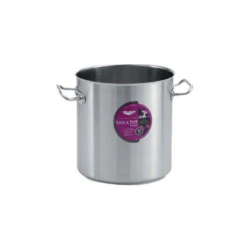 Vollrath 47721 Intrigue® Stock Pot, 12 Quart (11.4L), 18/8 Stainless Steel Body
