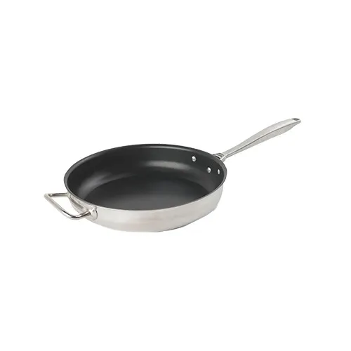 Vollrath 47758 Intrigue® Stainless Steel Fry Pans with Ceramiguard® Ii Non-Stick Finish