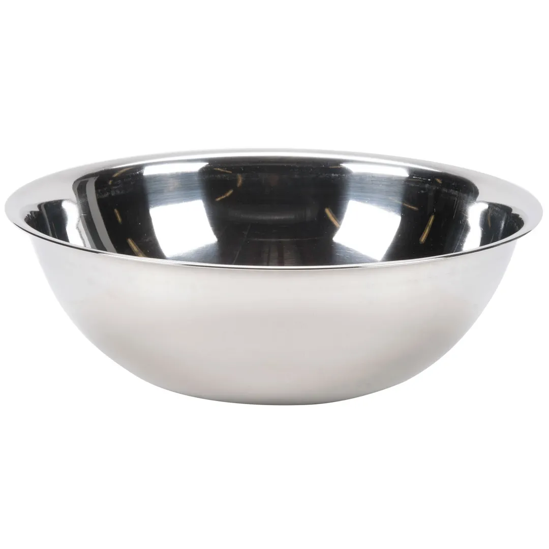 Vollrath 47943 Mixing Bowl, 13 Quart, Stainless Steel, 16" Dia., 5-1/2" Deep