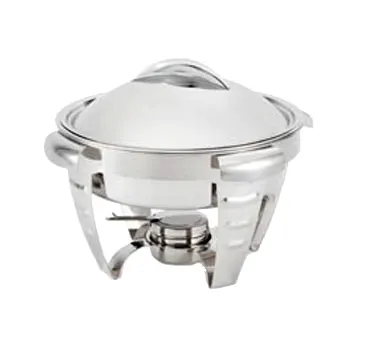 Vollrath 49521 Maximillian Steel Chafer, 4.7 Quart (4L), 18-8 Stainless Steel, 15" x 15" x 11-1/2"