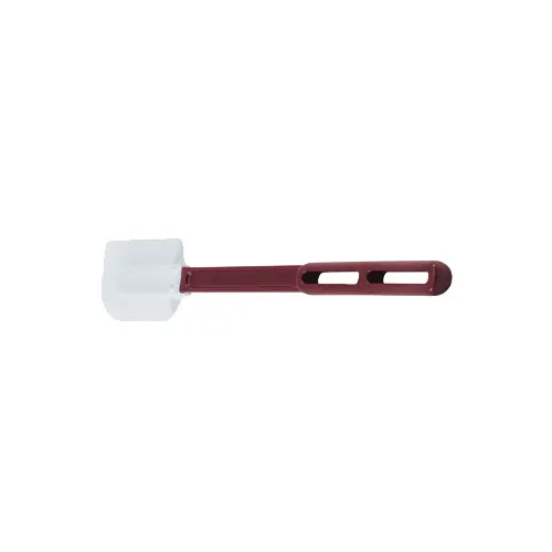 Vollrath 52026 High-Temp Scraper Spatula, 16-1/2", White Flexible Silicone Blade, Red Handle