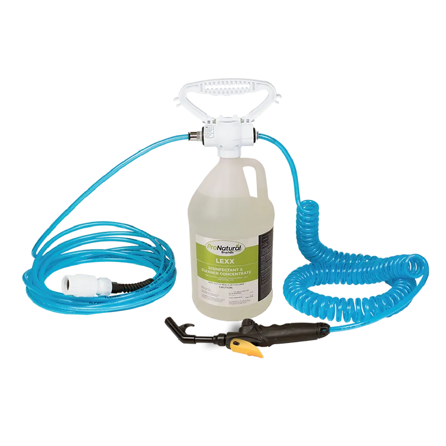 Vollrath 521040 Wand Sprayer Station, 30 Ft Hose, 25 Ft Supply Line, LEXX™ Sanitizer & Cleaner