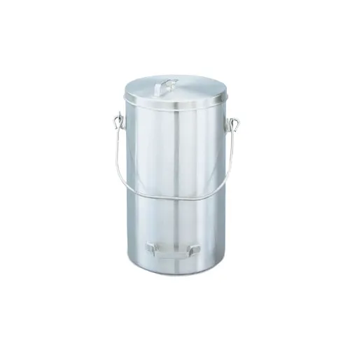 Vollrath 59200 Stainless Pail with Cover, 19 3/4-Qt, 9 3/4" Dia., 16" Height, NSF, Made in USA