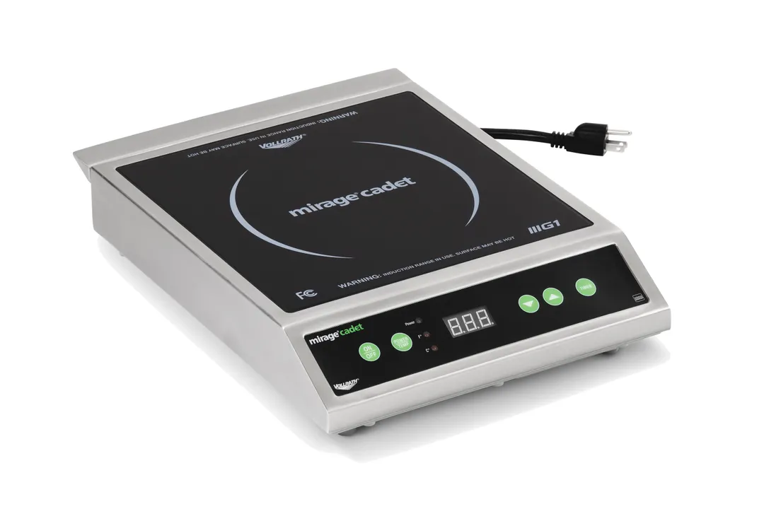 Vollrath 59300 Mirage® Cadet Countertop Induction Range with (1) Burner, 120V, 1800W