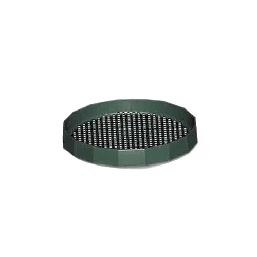 Vollrath 611-0606 Tuffex Beverage Coaster, 6" Dia., Black Insert, Plastic Base