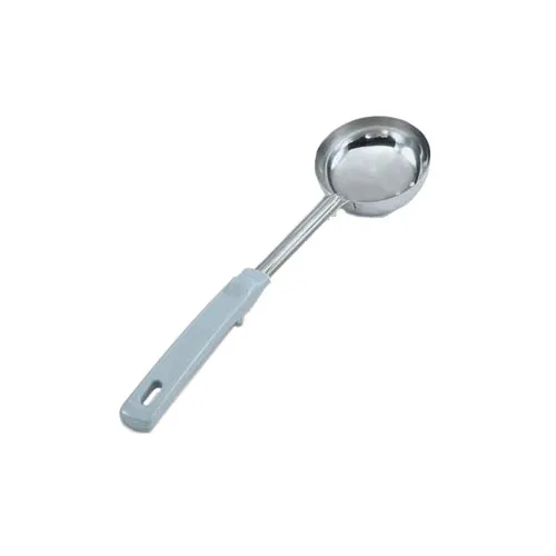 Vollrath 62172 Spoodle 4 oz Solid Stainless Steel Spoon Gray Grip ’N Serv Handle, 13-1/2" Length