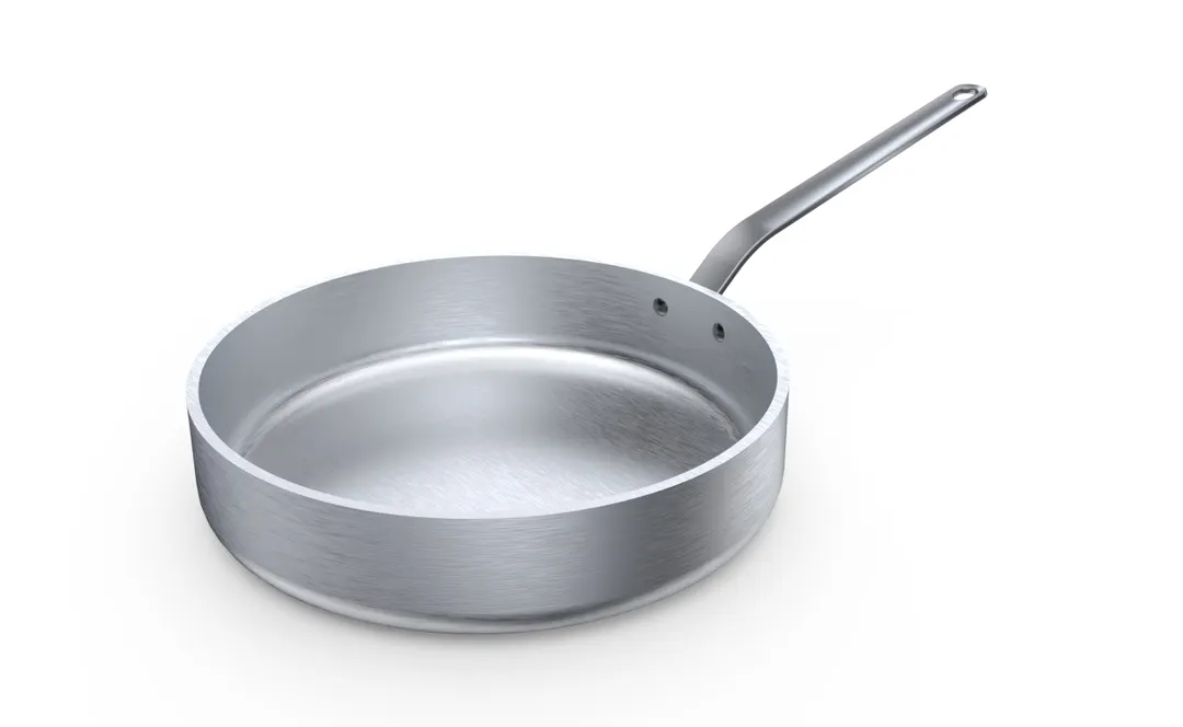 Vollrath 671150 Wear-Ever® Sauté Pan, 5 Qt (4.7 L), 12" Dia., Aluminum, Riveted Handle