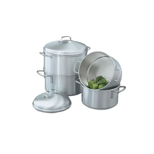 Vollrath 68122 Rice/Vegetable Steamer, 3 Quart, Aluminum, 3/32" Holes, 18 Gauge, Made in USA