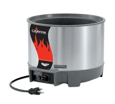 Vollrath 72021 Cayenne Round Heat 'N Serve Rethermalizer, Countertop, 11 Quart