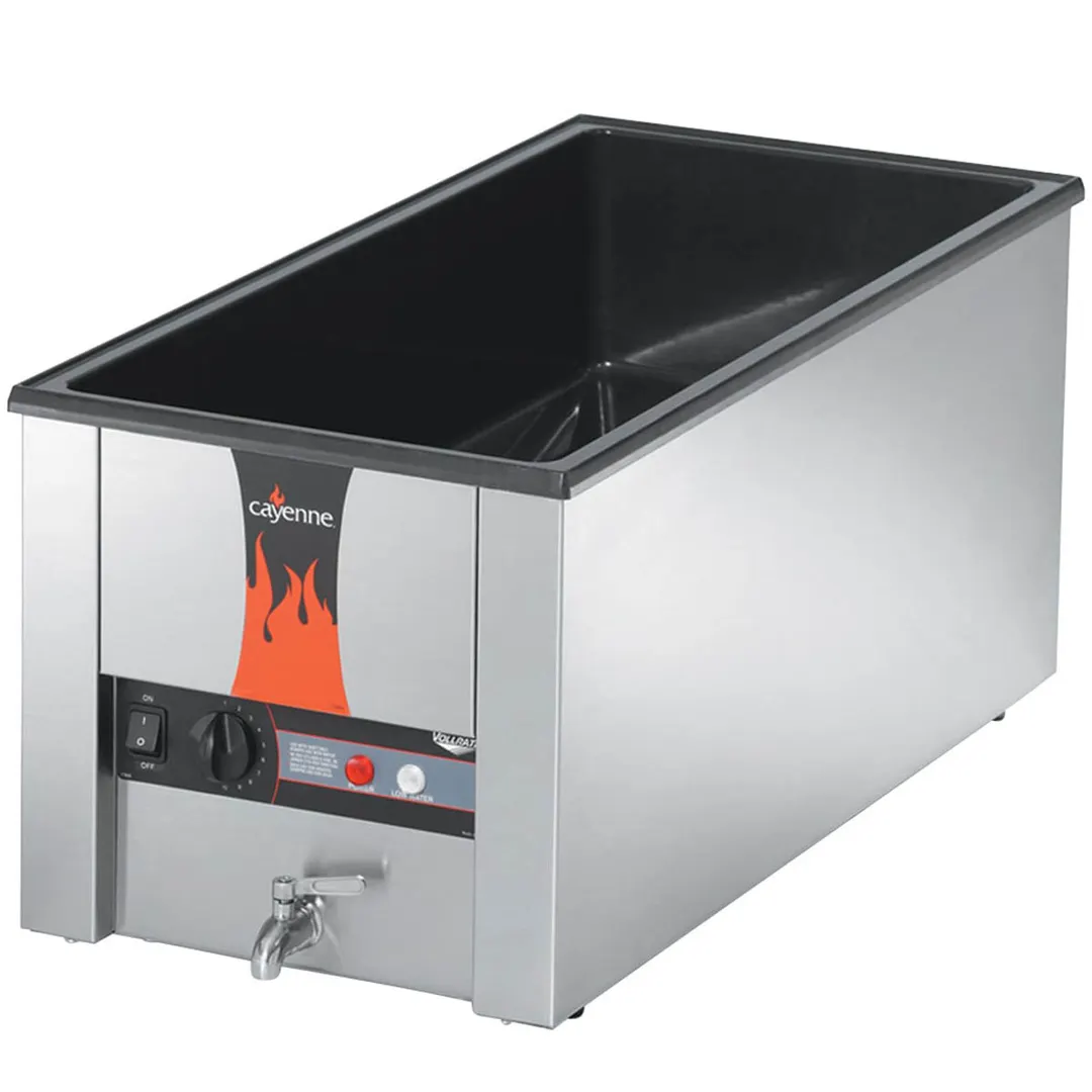 Vollrath 72051 Cayenne® 4/3 Rectangular Heat 'N Serve Rethermalizer, Countertop