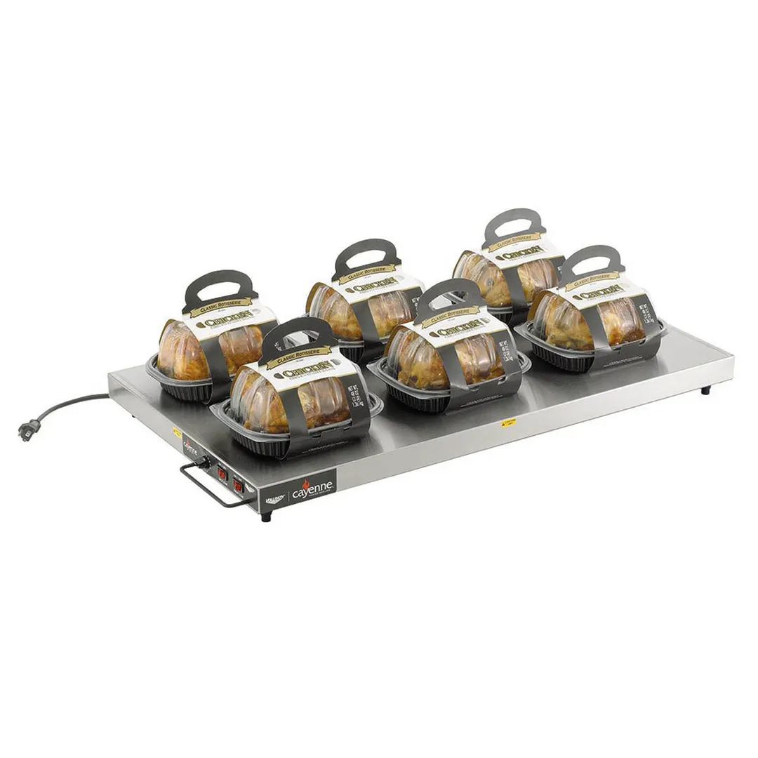 Vollrath 7277136 Cayenne Heated Shelf, 36"W X 20"D X 2-3/4"H"