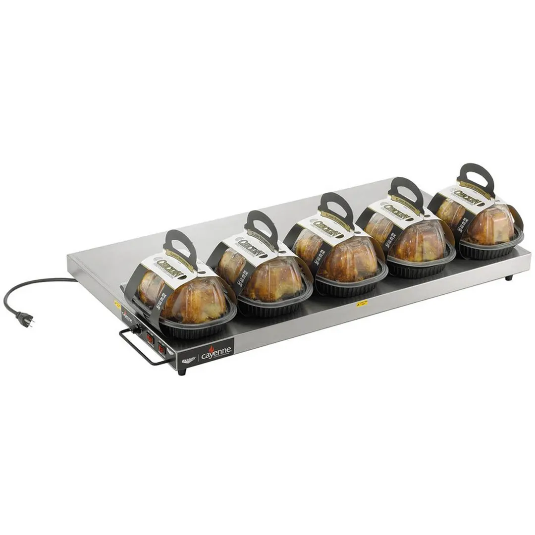 Vollrath 7277136 Cayenne Heated Shelf, 36"W X 20"D X 2-3/4"H"