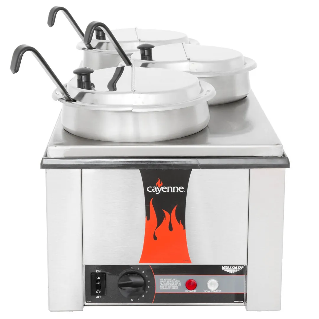 Vollrath 72788 Cayenne® 4/3 Rectangular Heat 'N Serve Rethermalizer with Accessory Kit
