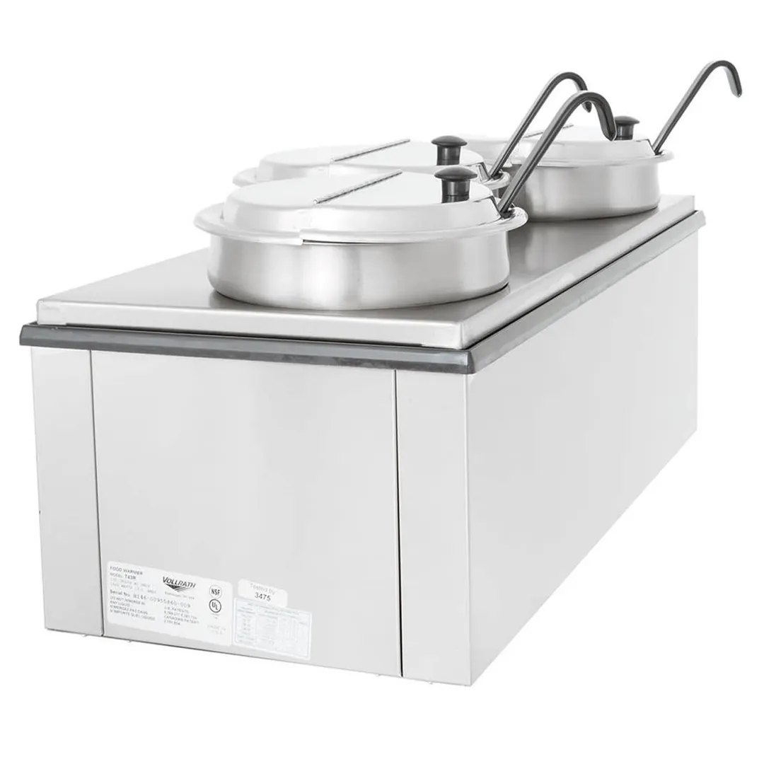 Vollrath 72788 Cayenne® 4/3 Rectangular Heat 'N Serve Rethermalizer with Accessory Kit