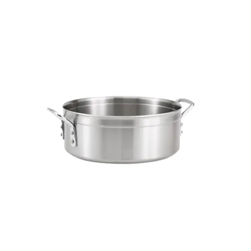 Vollrath 77761 Tribute 3-Ply Brazier, 14" Dia, 15 Quart, Stainless Steel & Aluminum, Induction Ready