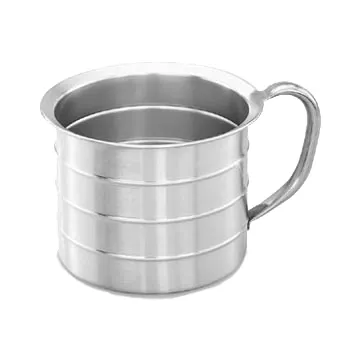 Vollrath 79540 Urn Cup, 4 Quart, Stainless, Graduated In Quart, Tubular Handle