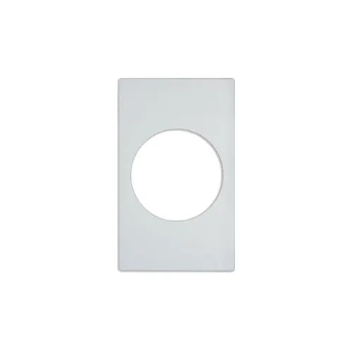 Vollrath 8242120 Miramar Template, White Stone Resin, 21-1/8" x 12-3/4", 1 Large Round Cutout