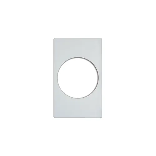 Vollrath 8242620 Miramar Template, White Stone Resin, 21-1/8" x 12-3/4", 1 Large Round Cutout
