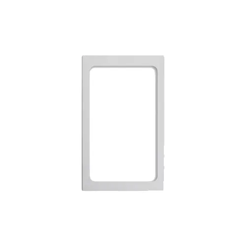 Vollrath 8244020 Miramar Template, 1 x 40006 Decorative Pan, White Stone, Thermoset Resin, 12" x 20"