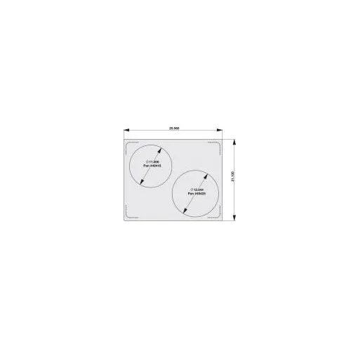 Vollrath 8250714, Stainless, 2 Cutouts, 21-1/8" x 25-3/4", For 49425 Brazier & 49418 12" Stir Fry