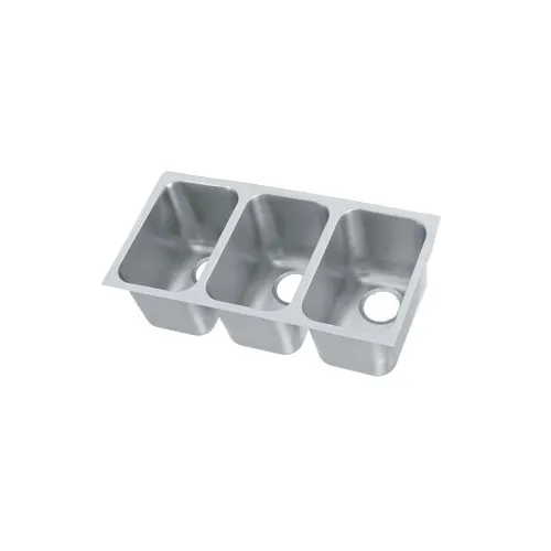 Vollrath 9103-1 Weld-In / Undermount Sink, Three Compartment