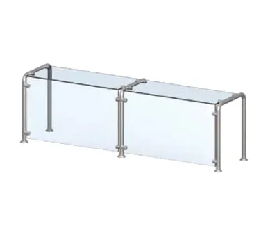 Vollrath 98628 Contemporary Breath Guard, Cafeteria with Top Shelf