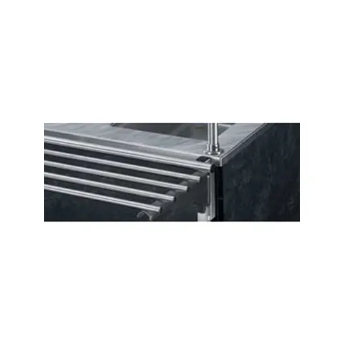 Vollrath 9882005-2-O Operator Side 74" Tray Slide, Tubular Stainless, 12"W